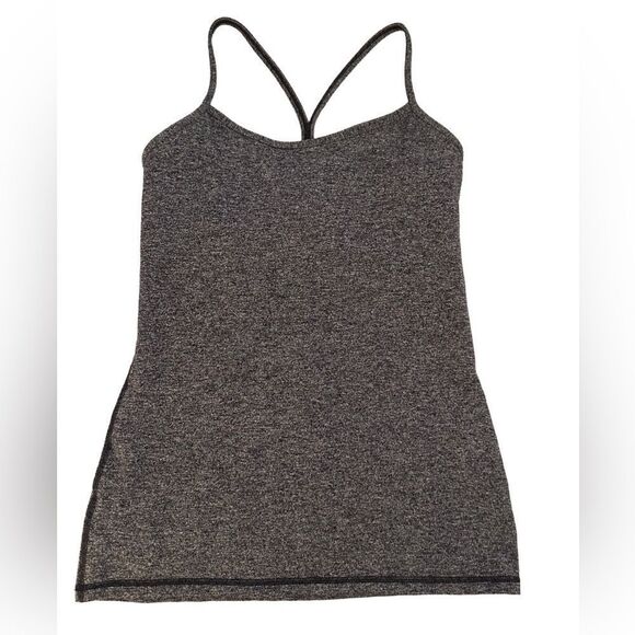 NWOT Lululemon Grey Spaghetti Strap Racerback Tank Size 10 - Picture 2 of 10